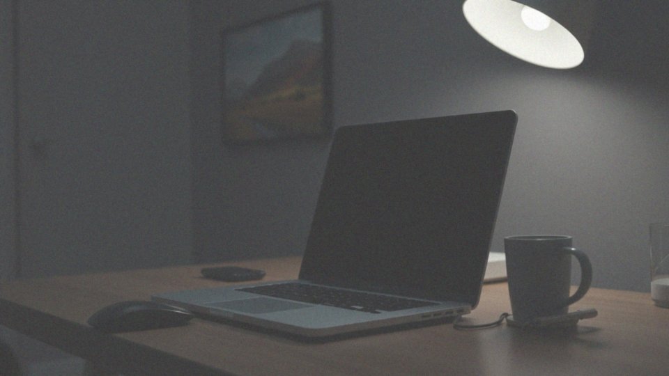 Co zrobić, gdy laptop wyświetla czarny ekran?