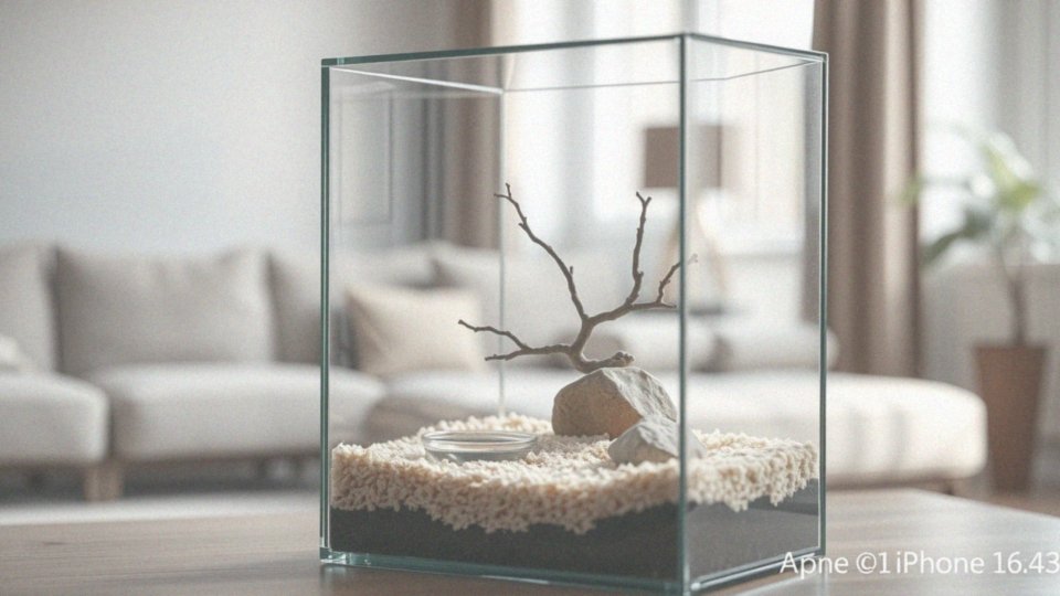 Jakie są minimalne wymiary terrarium?