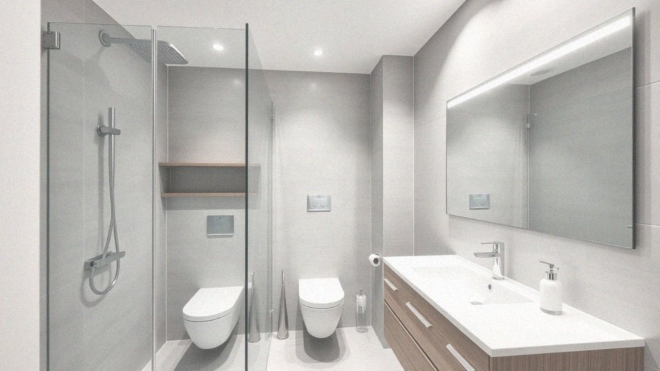 Jak zaaranżować małą łazienkę w projekcie mieszkania 40m2?