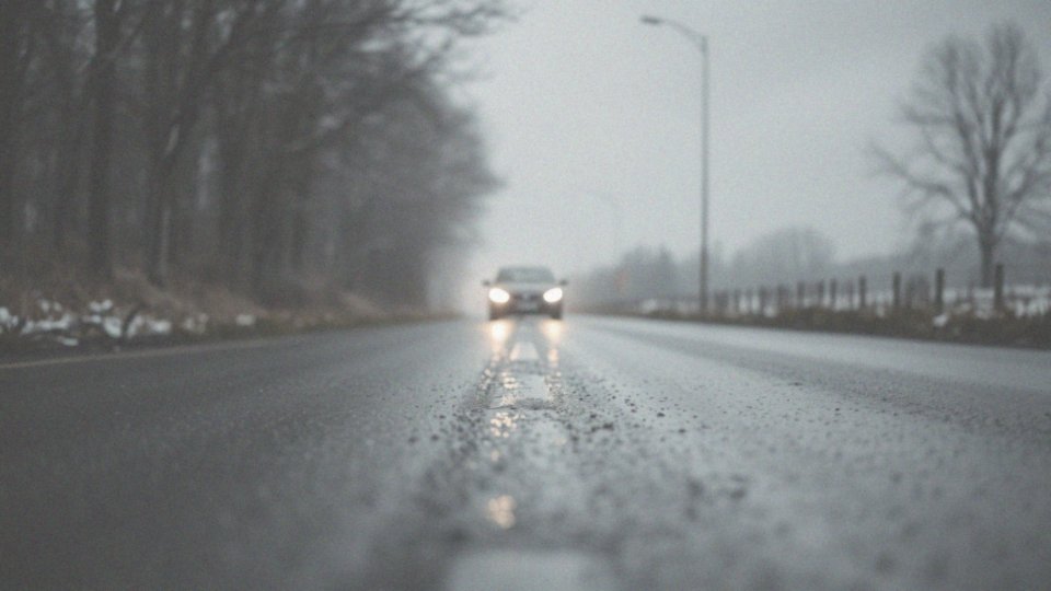 Kiedy należy używać świateł mijania podczas opadów deszczu lub śniegu?