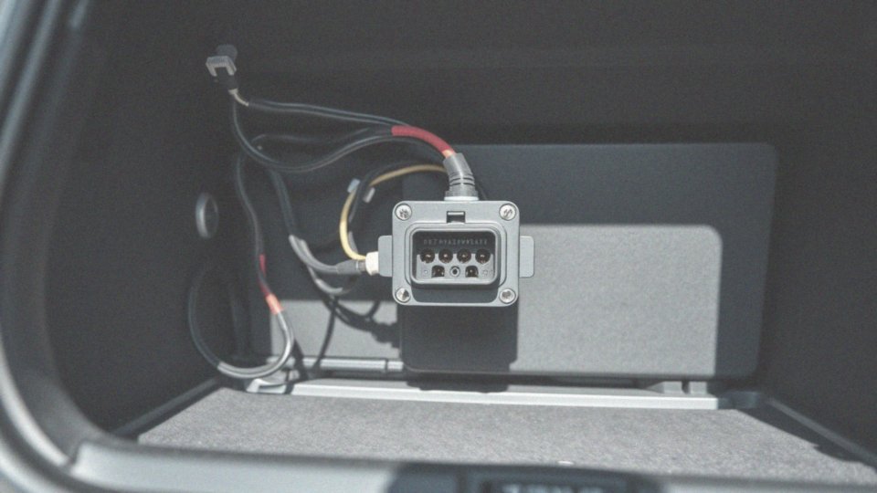 Jak moduł haka 7 pin chroni instalację pojazdu przed przeciążeniami?