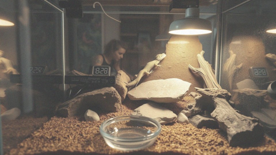 Jakie wyposażenie jest potrzebne do terrarium dla jaszczurek?
